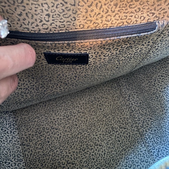 CARTIER VINTAGE BLACK STRUCTURED BAG * HOST PICK - Picture 5 of 16